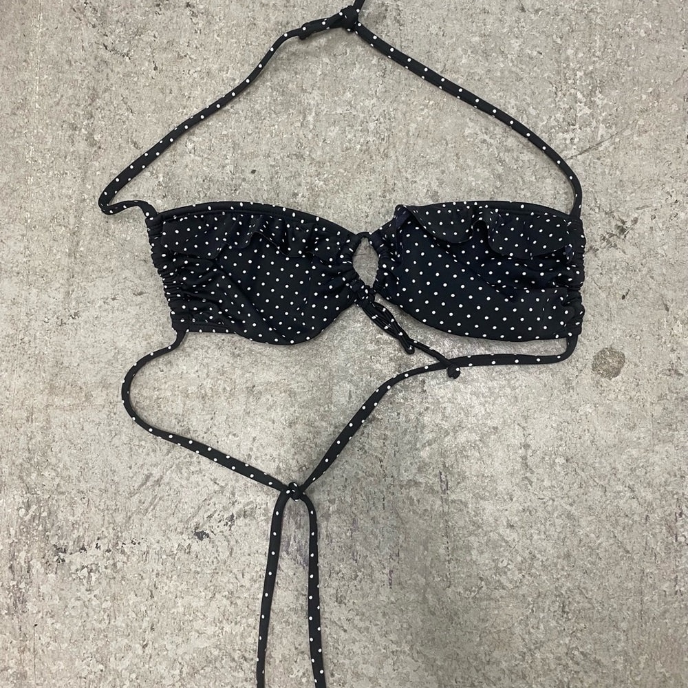 Roxy polka dot bikini top